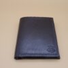 Portefeuille en cuir noir